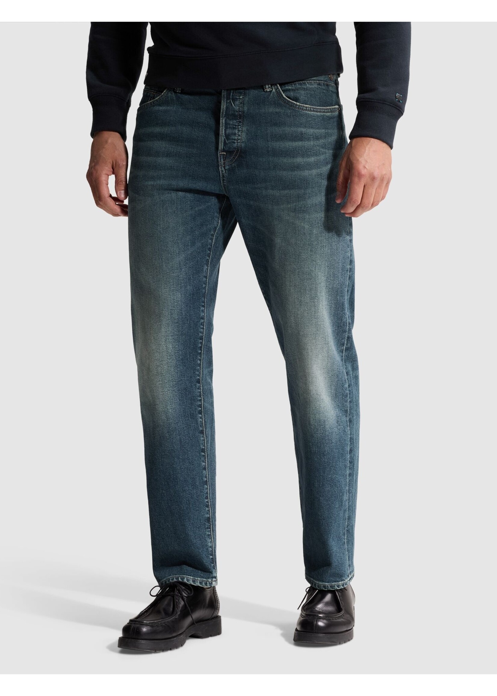 Cast Iron Jeans Steeper Relaxed - Blue Greencast