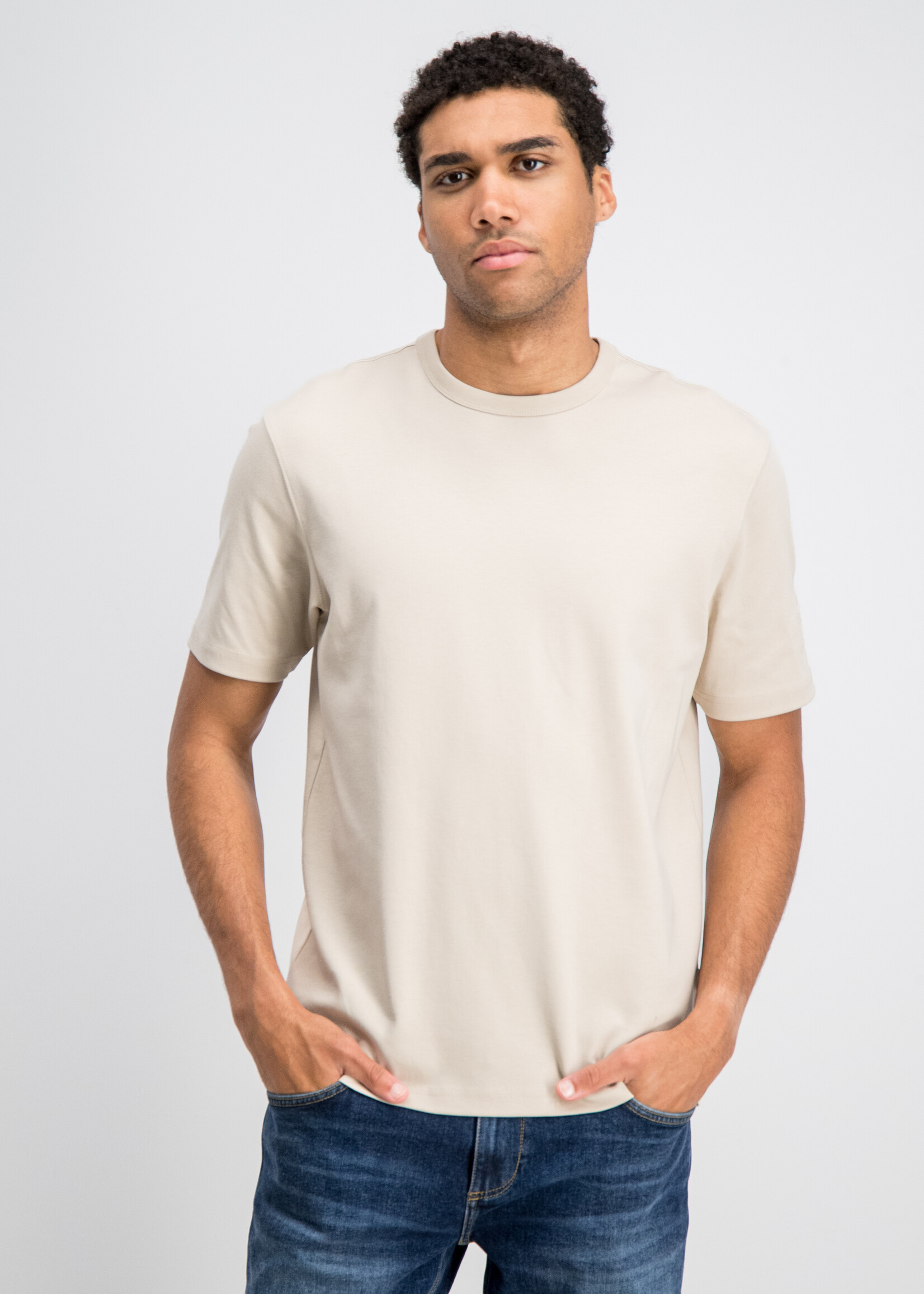 Gabbiano T-shirt Interlock - Coastal Sand