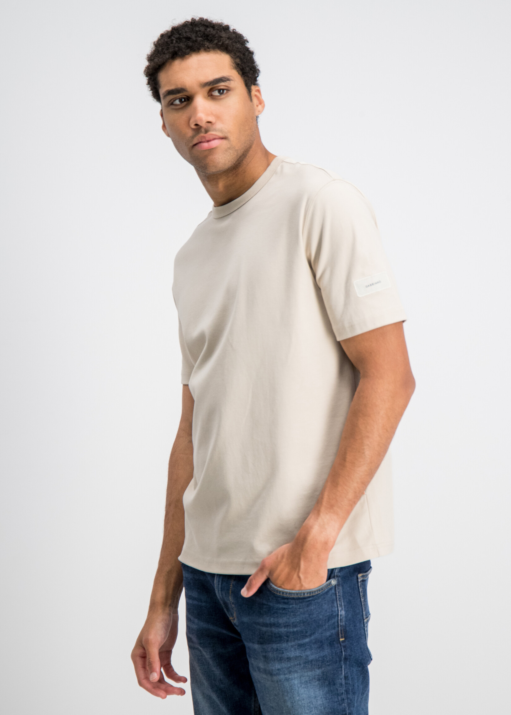 Gabbiano T-shirt Interlock - Coastal Sand
