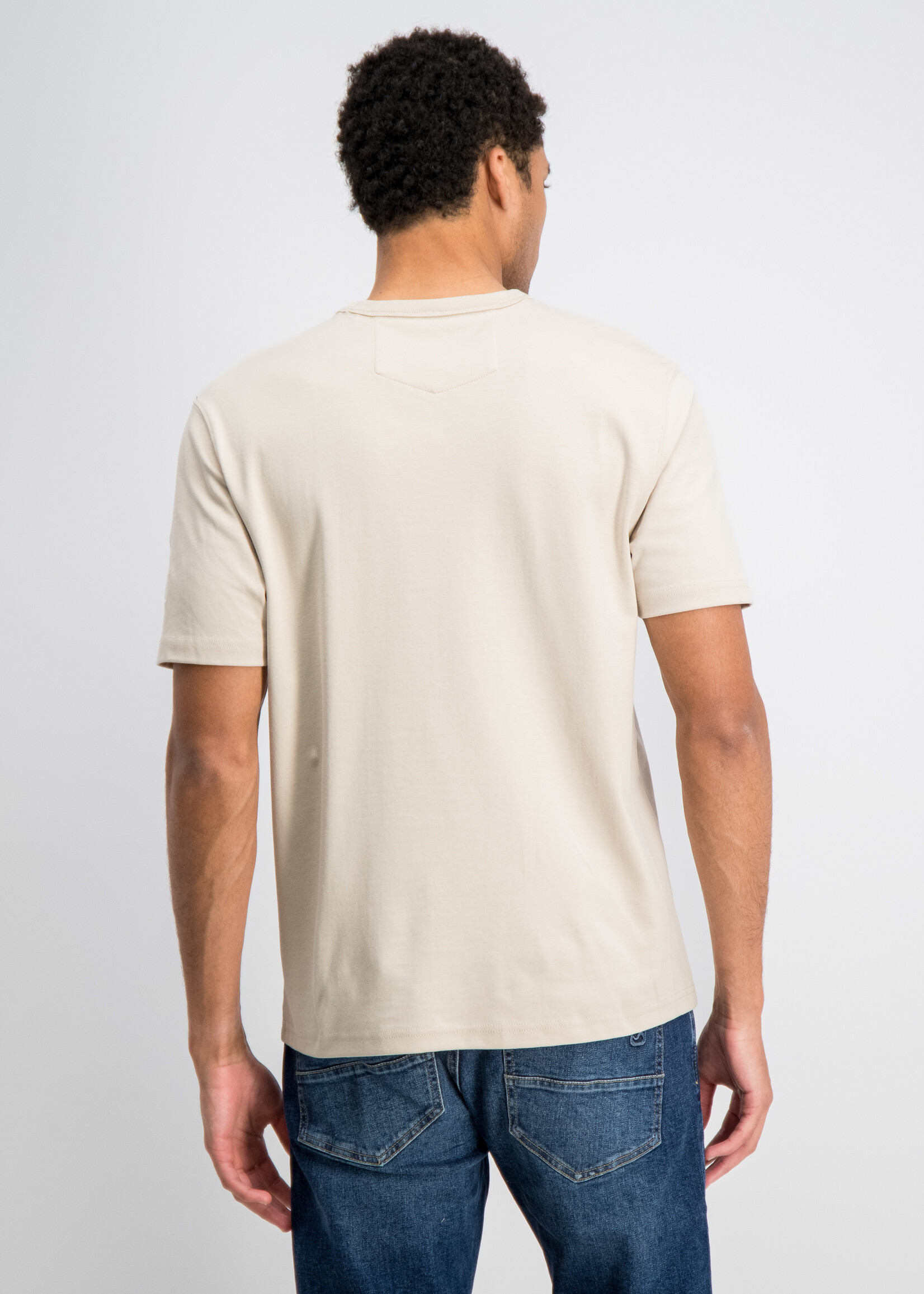 Gabbiano T-shirt Interlock - Coastal Sand