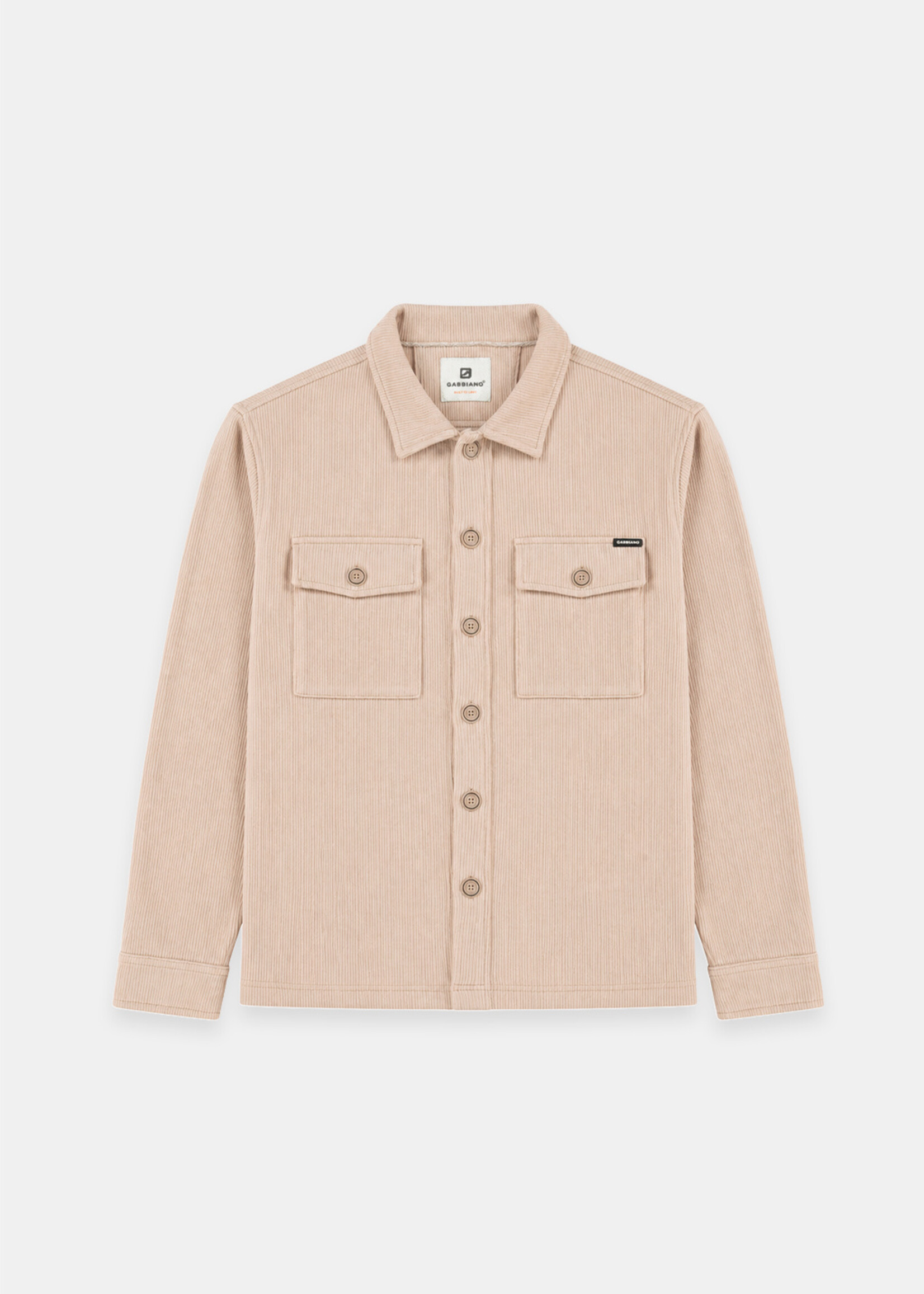 Gabbiano Overshirt Chenille Corduroy - Almond