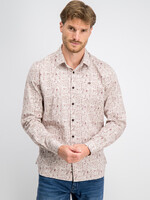Gabbiano Overhemd Poplin Stone Wash - Coastal Sand