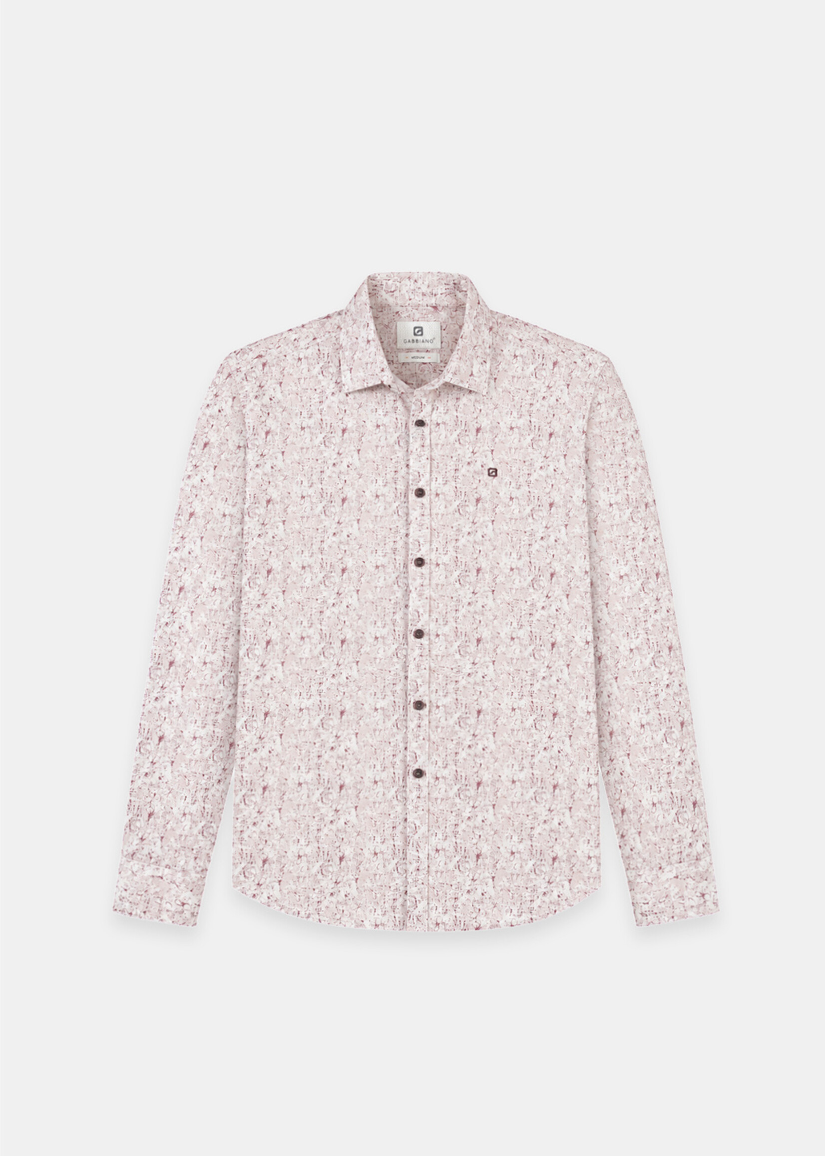 Gabbiano Overhemd Poplin Stone Wash - Coastal Sand