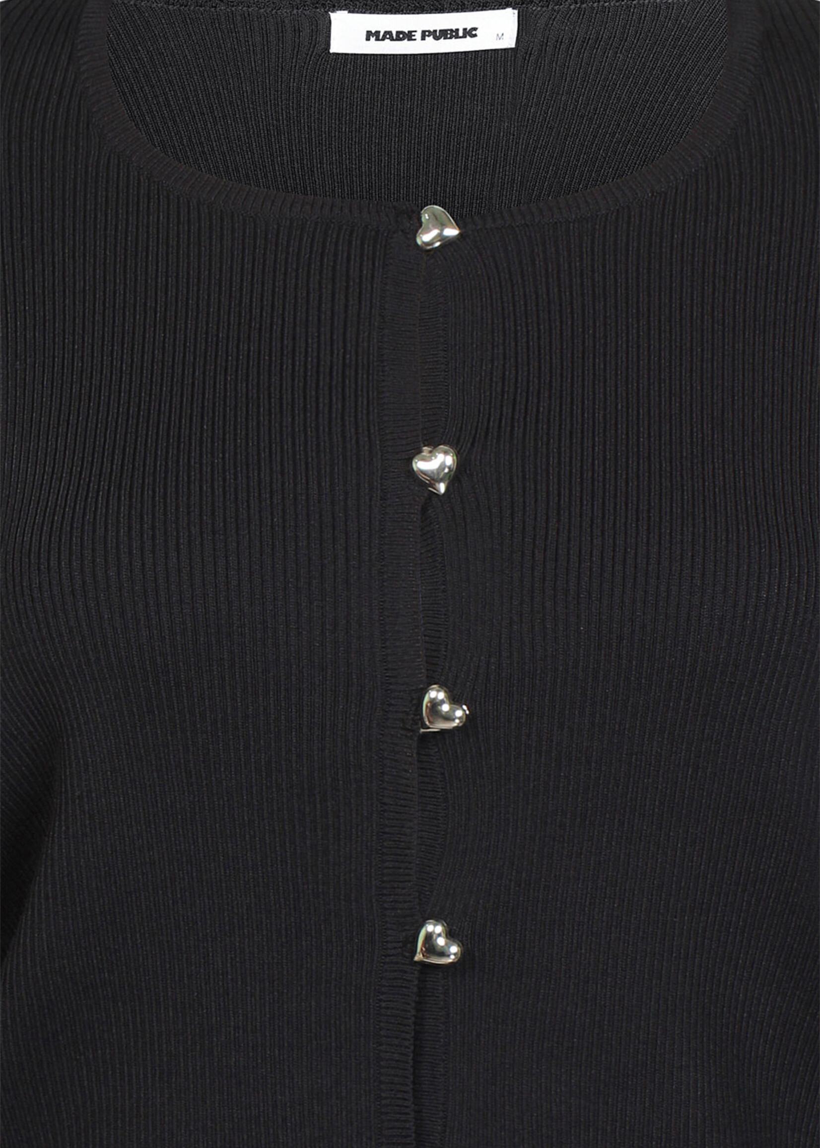 MADE PUBLIC Vest Wiga - Black