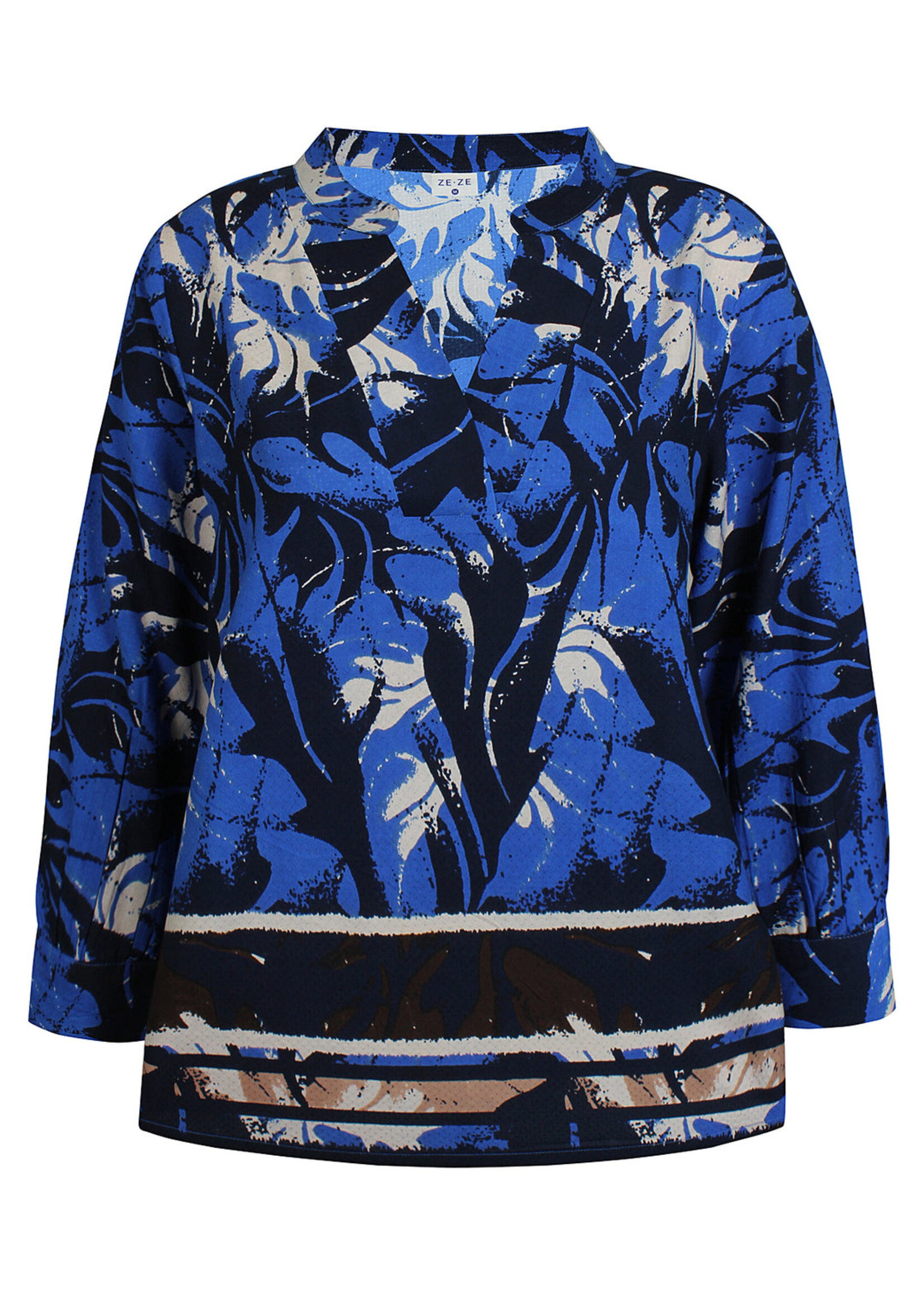 ZEZE Blouse Gulia - Cobalt Blue