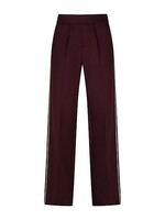 Red Button Broek Colette Punta Piping - Burgundy