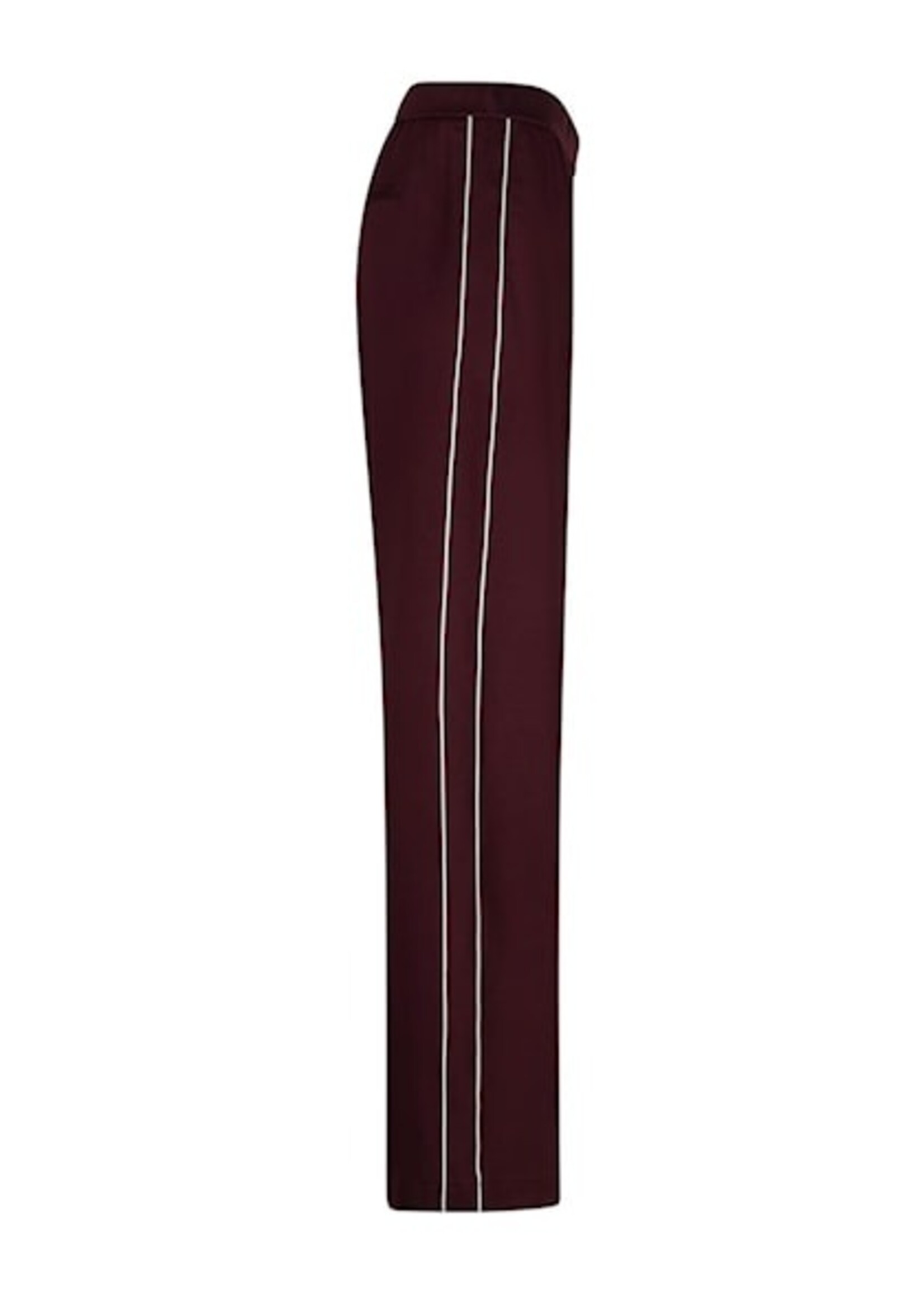 Red Button Broek Colette Punta Piping - Burgundy
