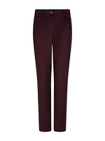Red Button Broek Diana Smart - Burgundy