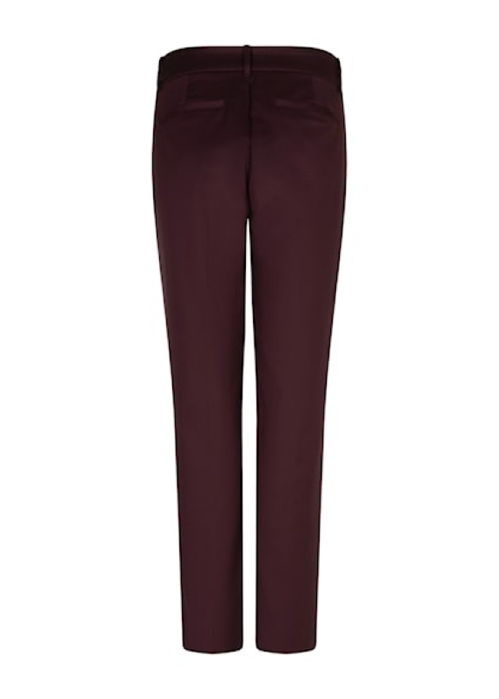 Red Button Broek Diana Smart - Burgundy