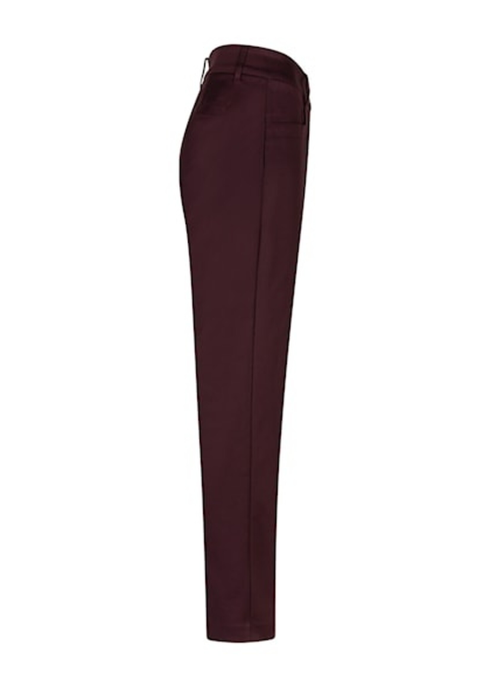 Red Button Broek Diana Smart - Burgundy