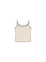 Red Button Singlet - Lightsand