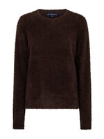 Red Button Trui Sweet Fuzzy - Espresso