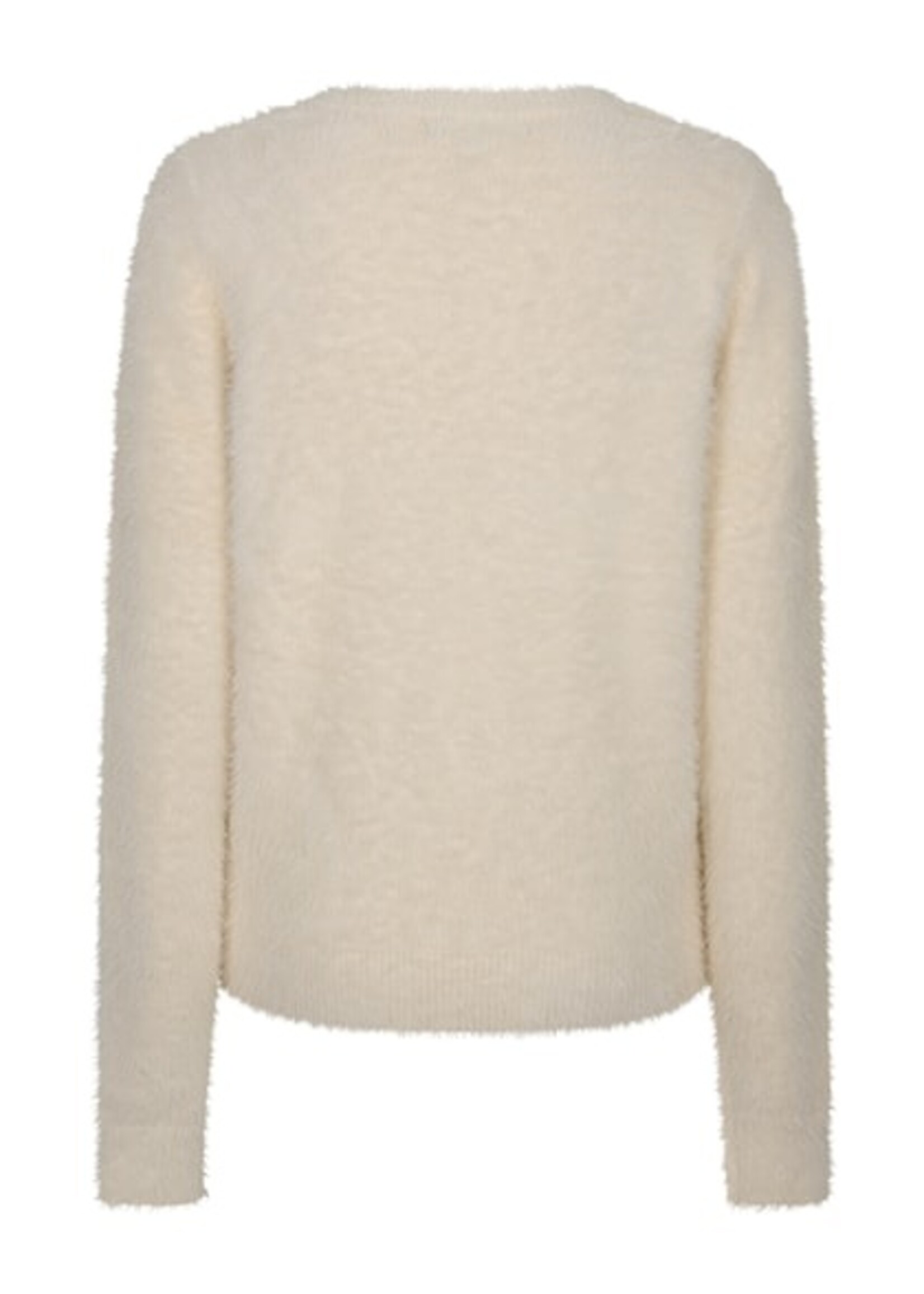Red Button Trui Sweet Fuzzy - Cream