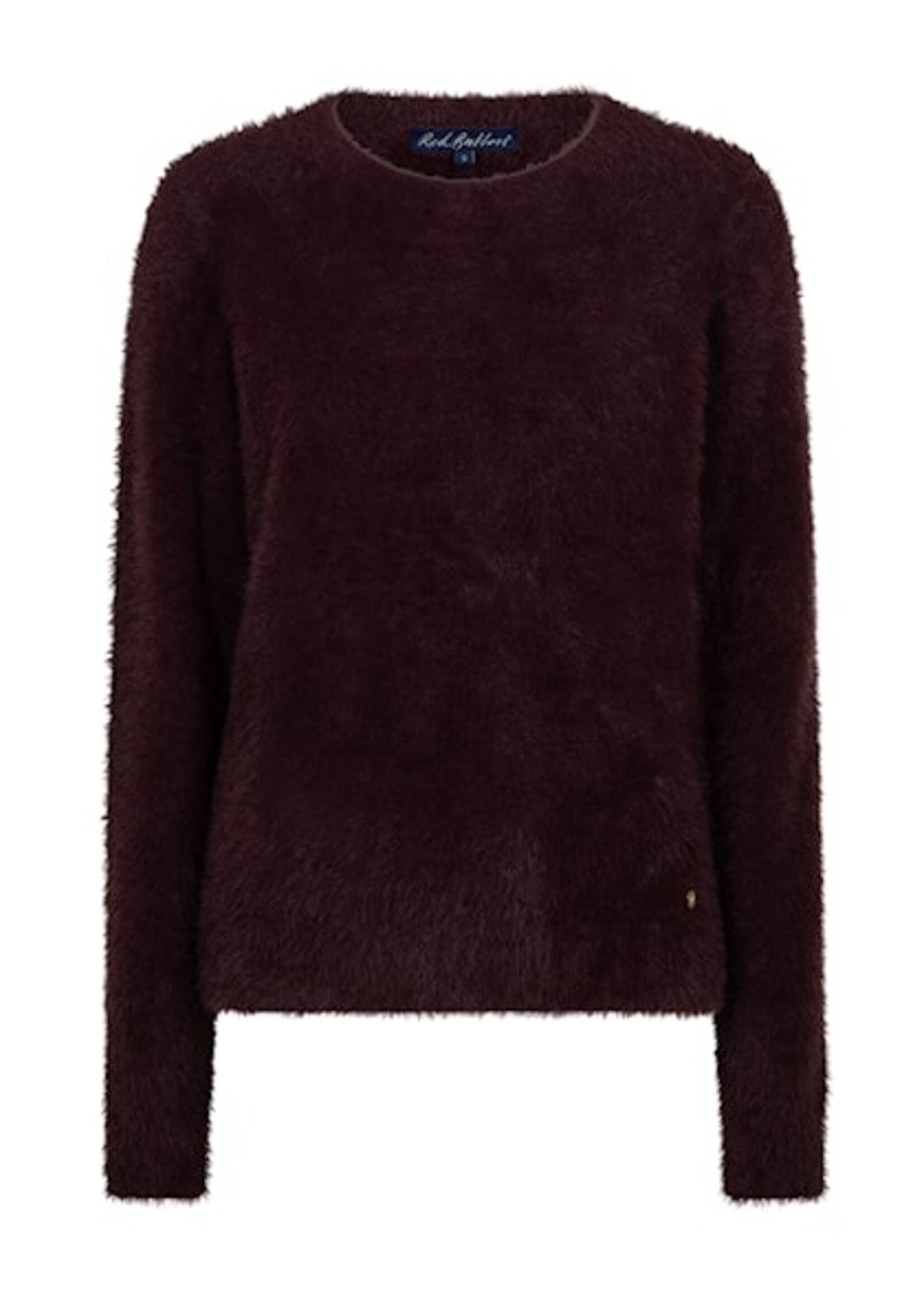 Red Button Trui Sweet Fuzzy - Burgundy