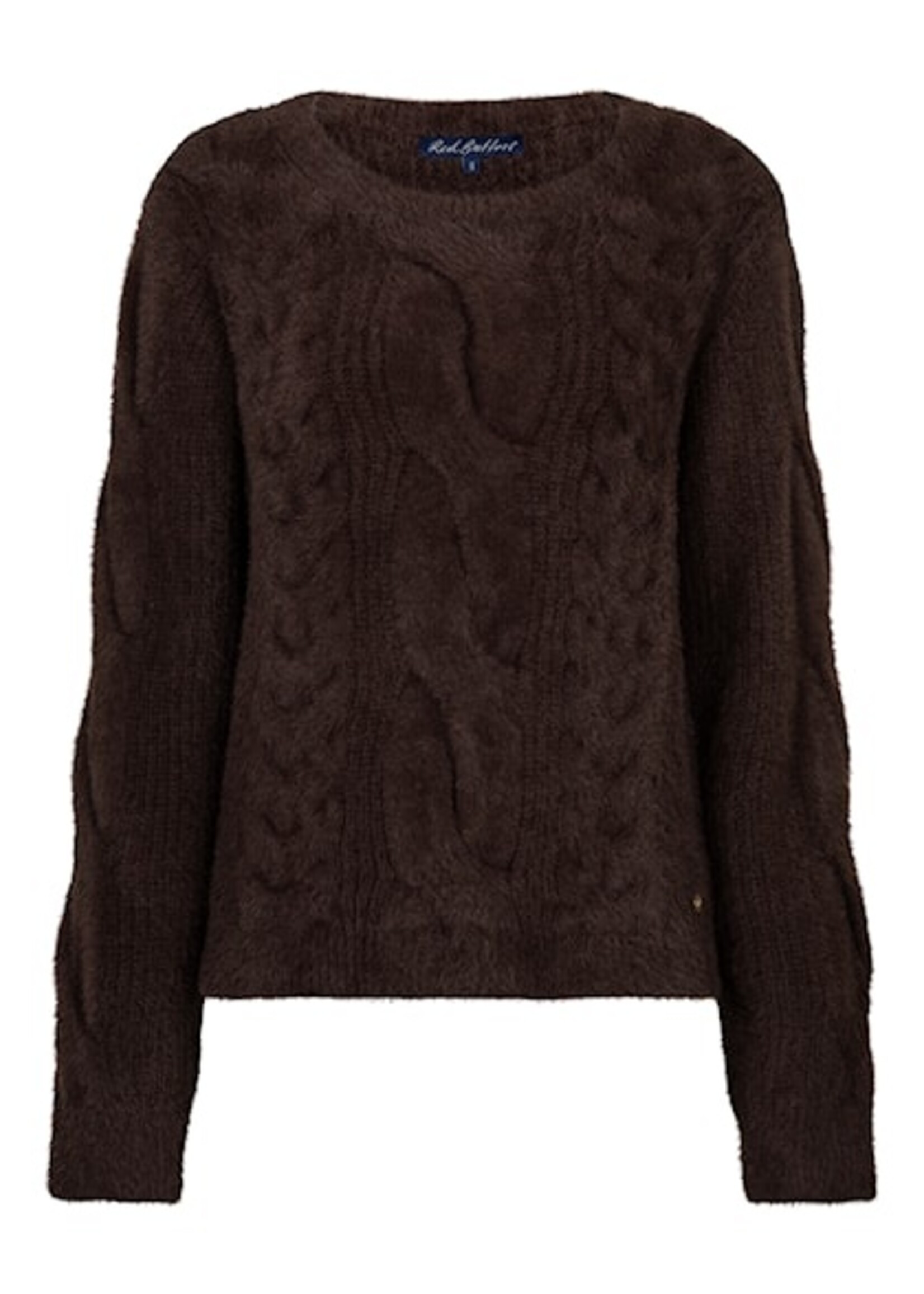 Red Button Sweet Fluffy Cable - Espresso