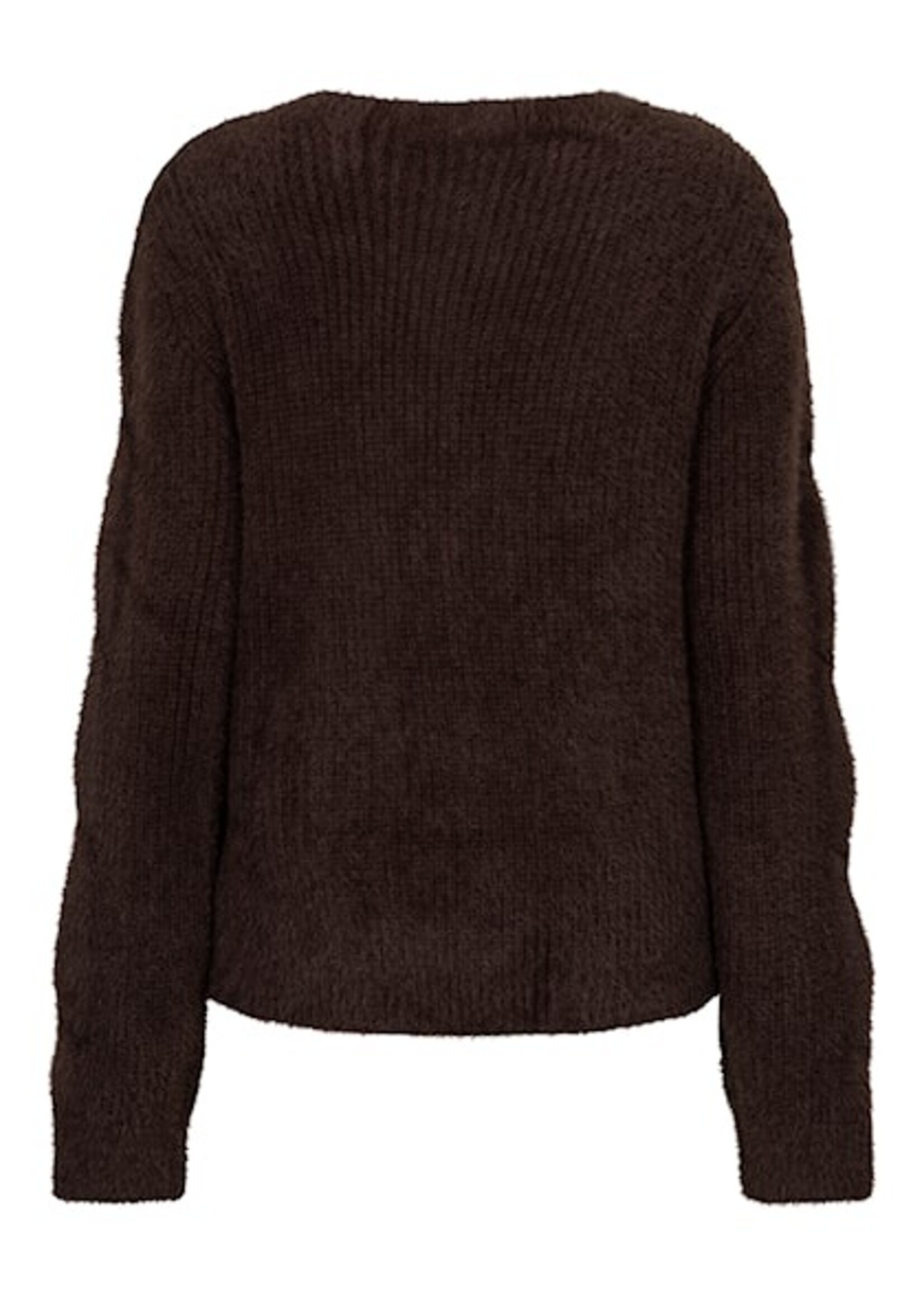 Red Button Sweet Fluffy Cable - Espresso