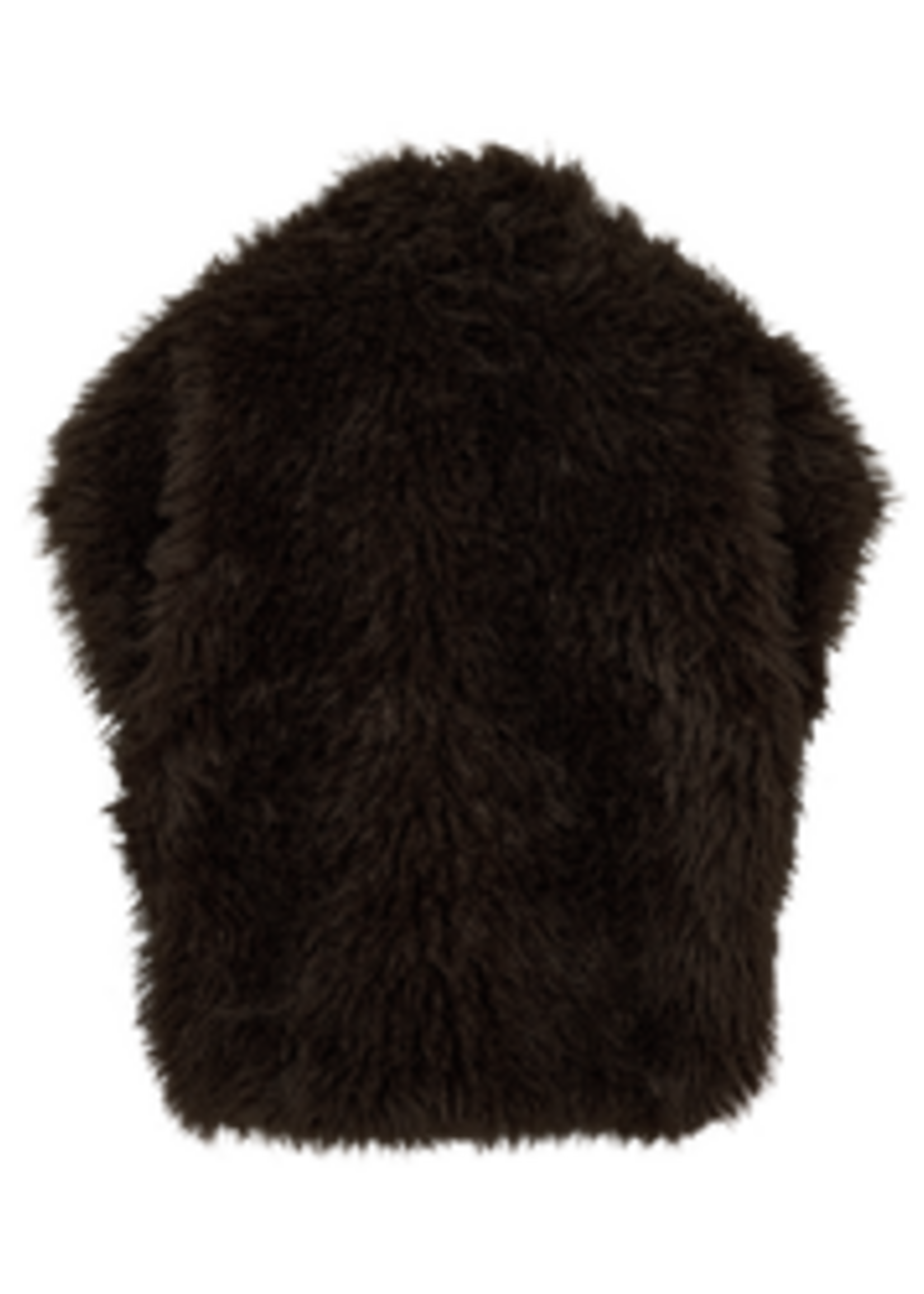 Freequent Vest Fine Fake Fur - Mole