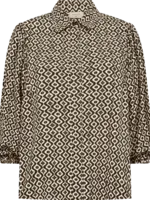 Freequent Blouse Adney Printed - Moonbeam Mole
