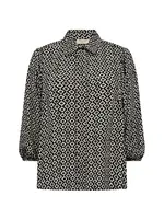 Freequent Blouse Adney Printed - Moonbeam Black