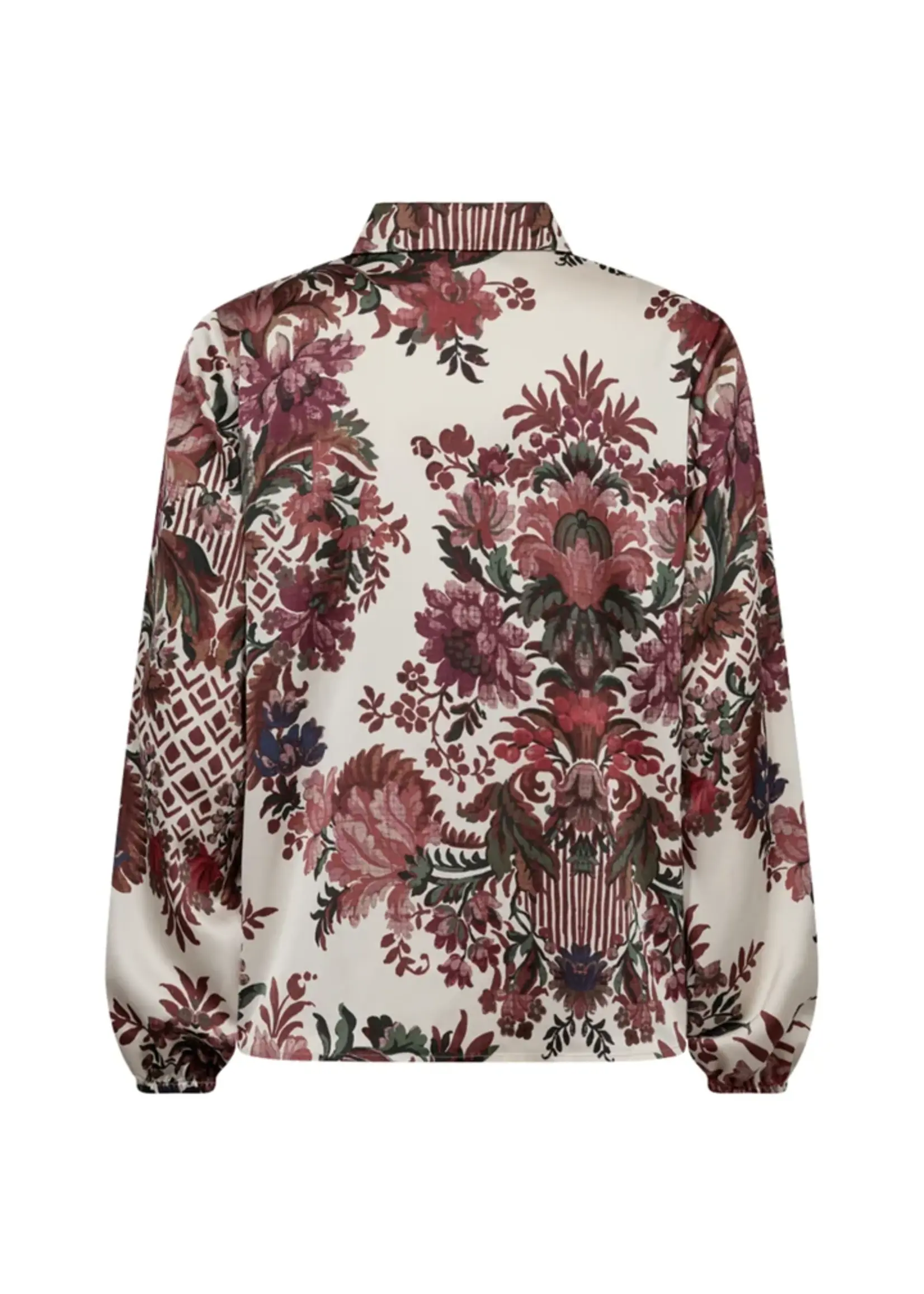 Freequent Blouse Sammy Sateen Printed - Moonbeam Red