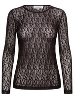 &Co Woman Top Tris ace - Dark Chocolate