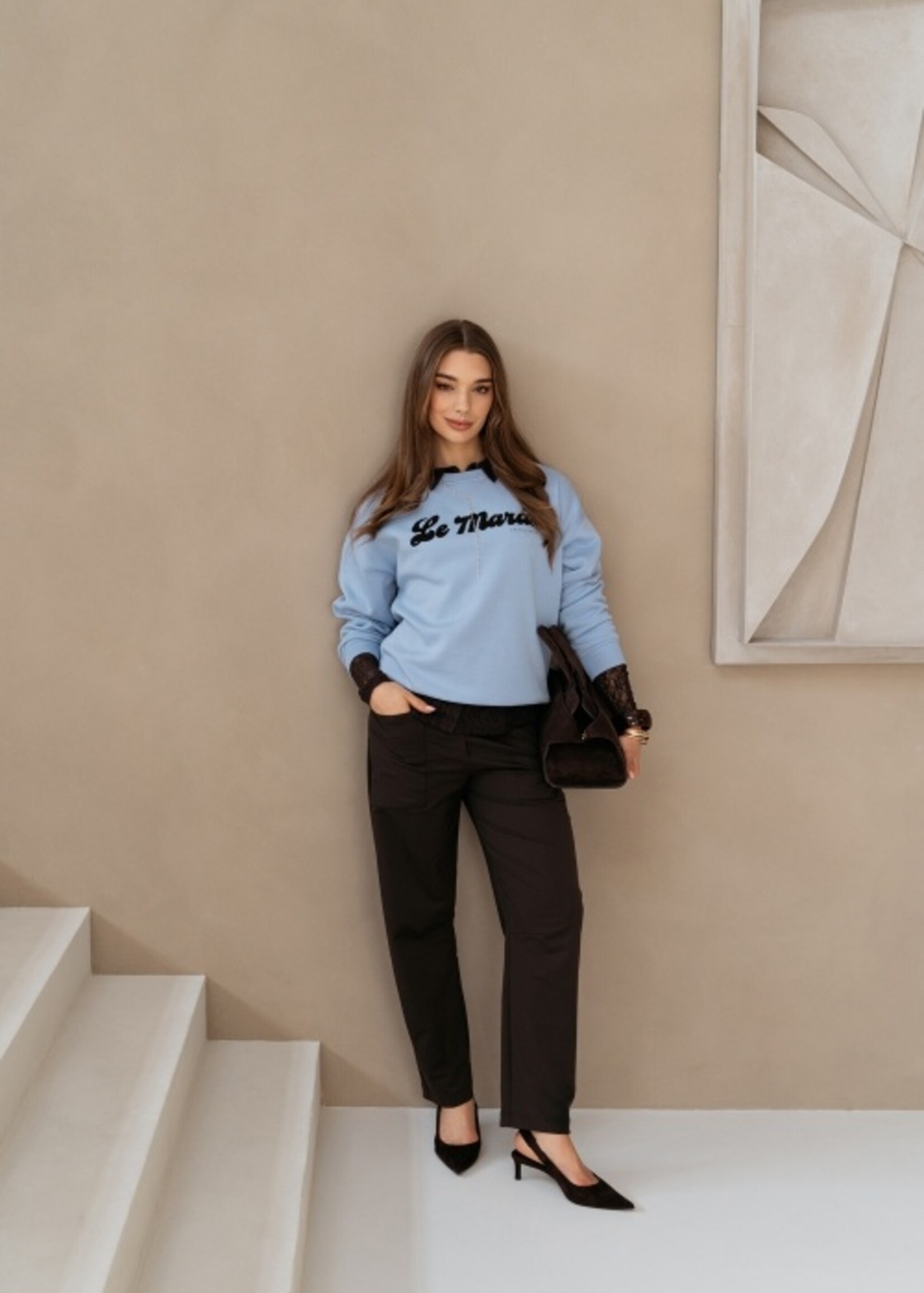 &Co Woman Sweater Le Marais - Lightblue