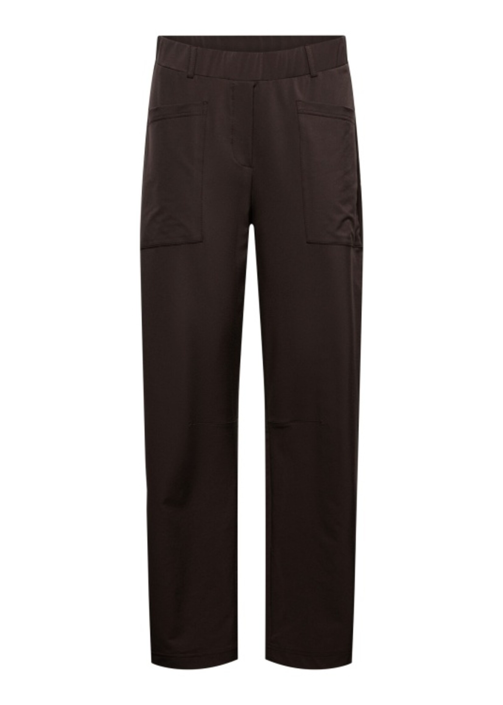 &Co Woman Broek Pris Heavy Travel - Dark Chocolate