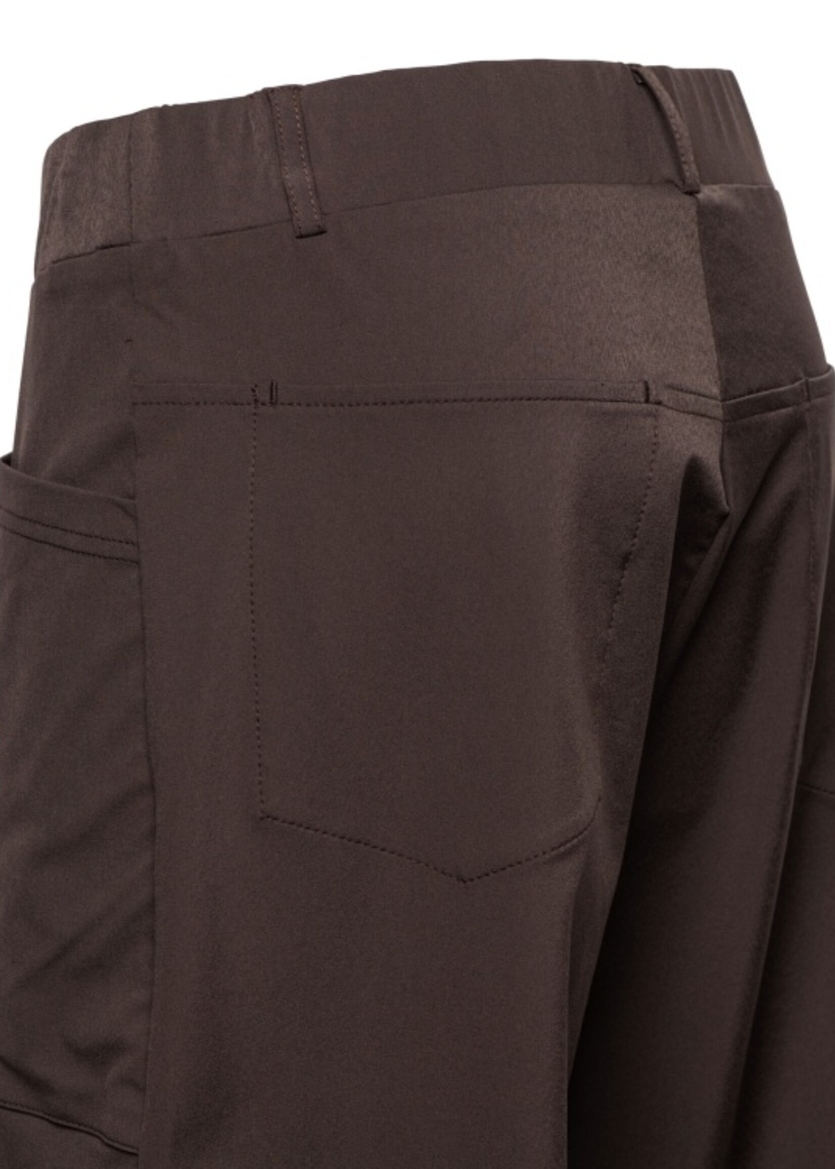 &Co Woman Broek Pris Heavy Travel - Dark Chocolate