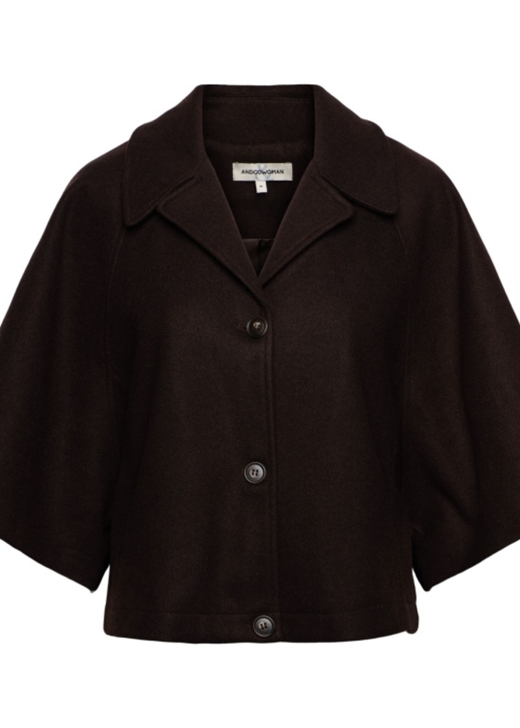 &Co Woman Jacket Carolina - Dark Chocolate