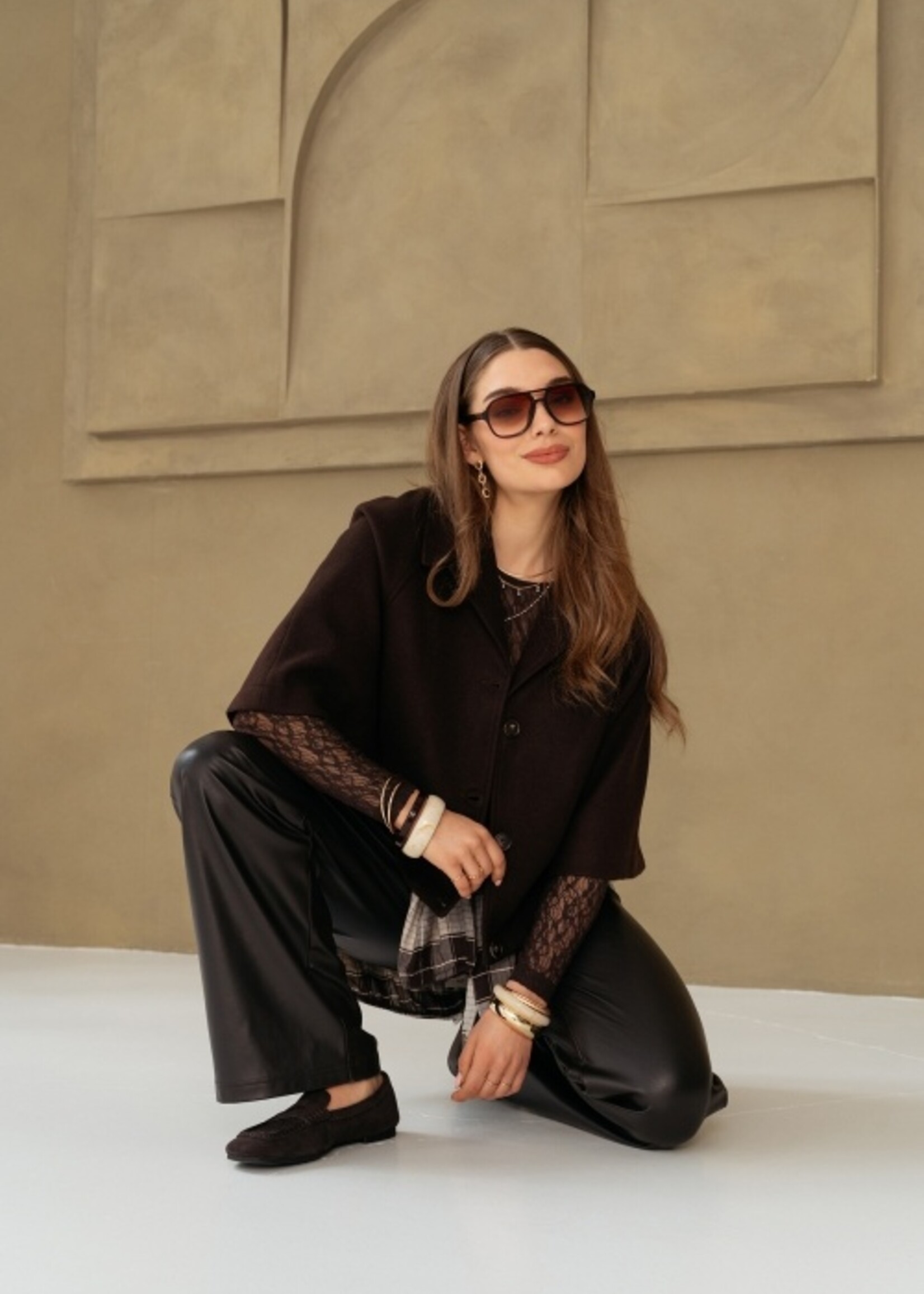 &Co Woman Jacket Carolina - Dark Chocolate