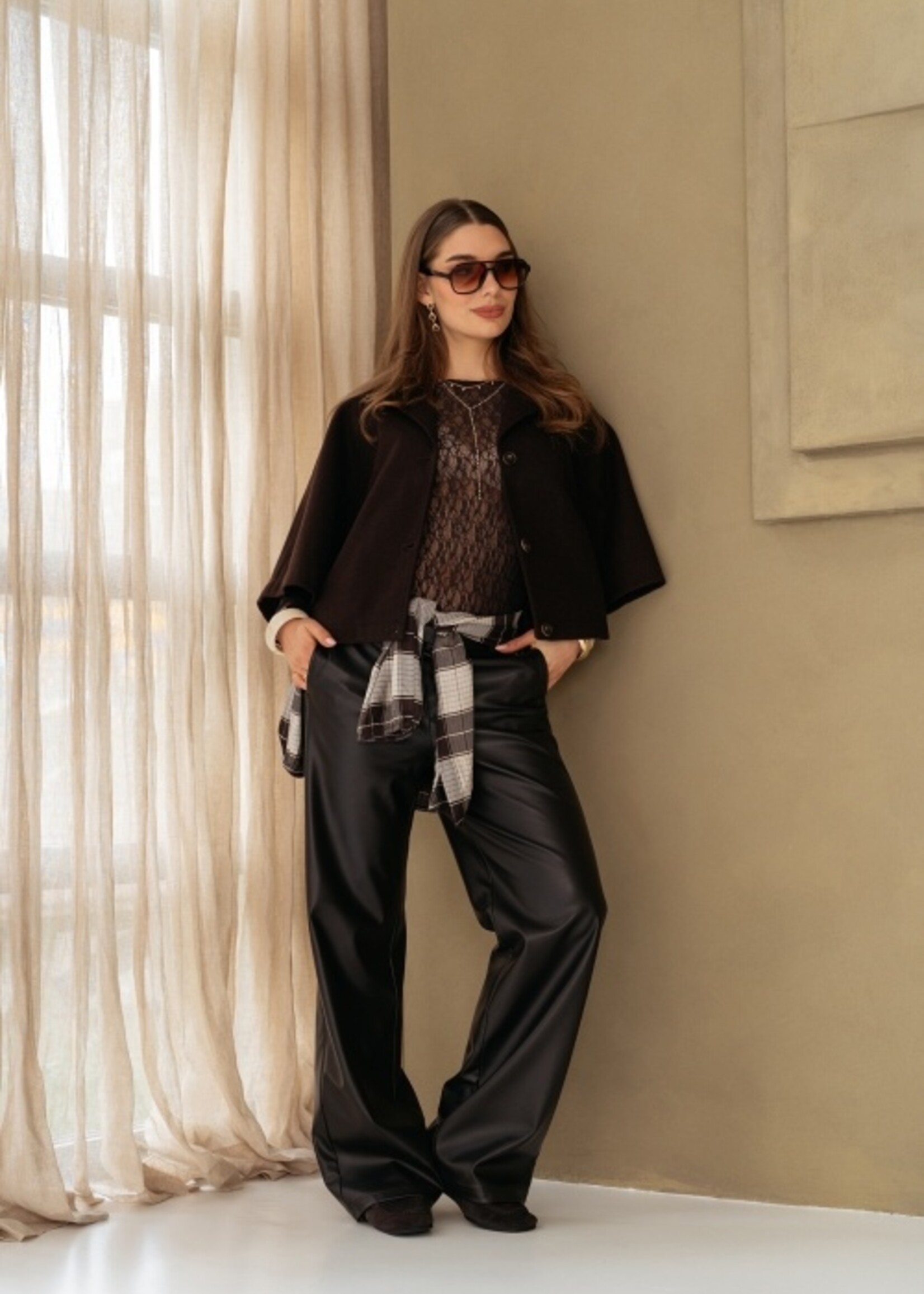 &Co Woman Jacket Carolina - Dark Chocolate