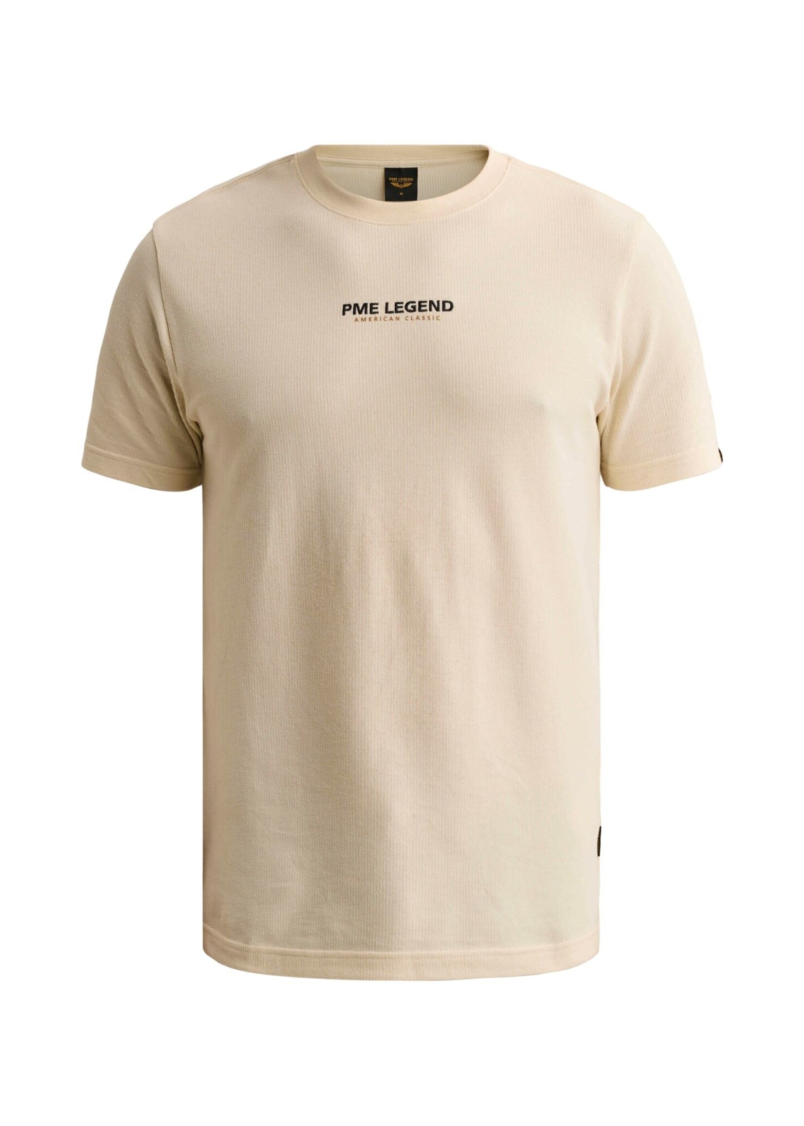 PME Legend T-shirt Flat Waffle Jersey - Bone White