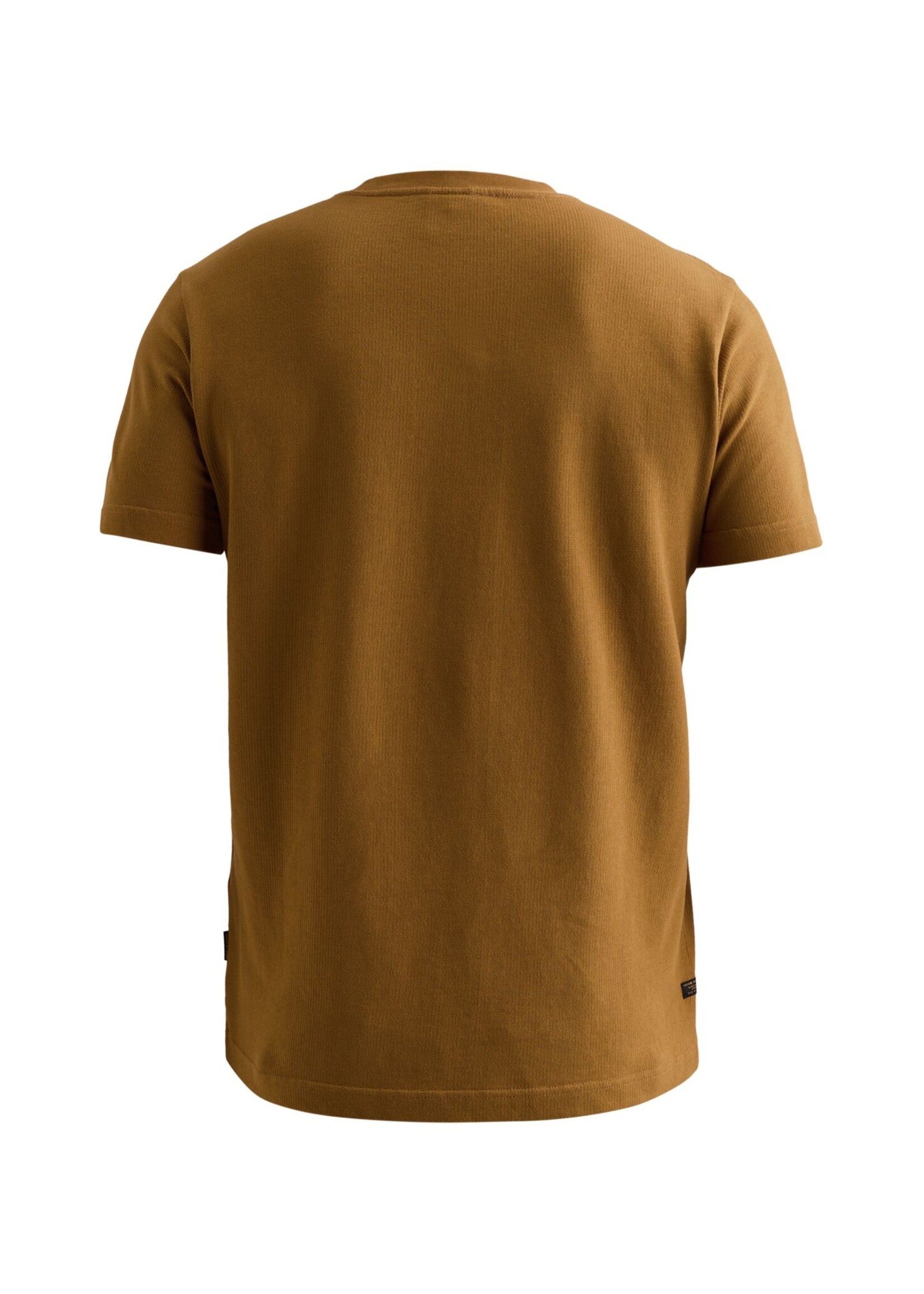 PME Legend T-shirt Flat Waffle Jersey - Golden Brown