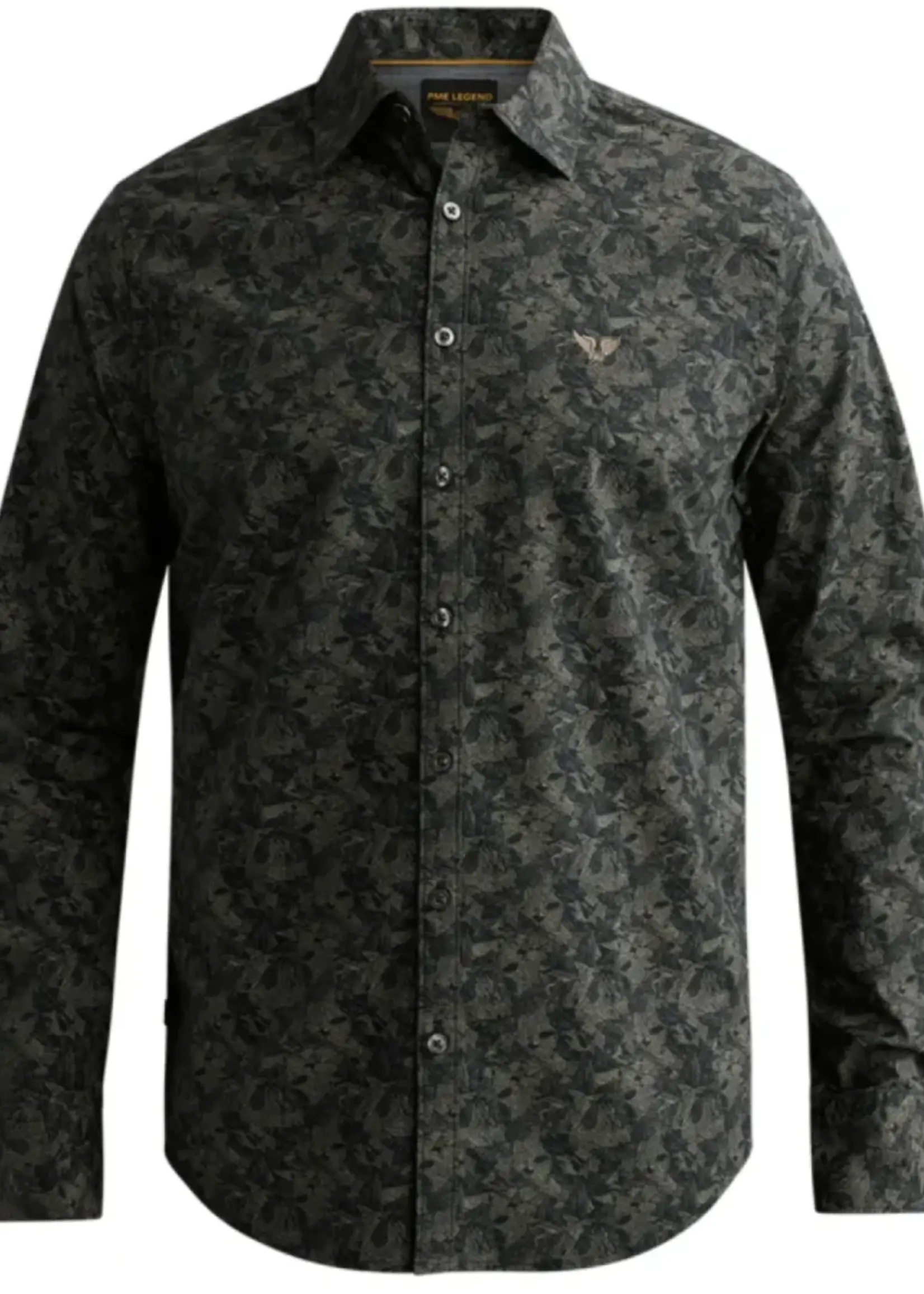 PME Legend Overhemd Print on Poplin - Salute
