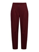 &Co Woman Broek Pris Heavy Travel - Burgundy