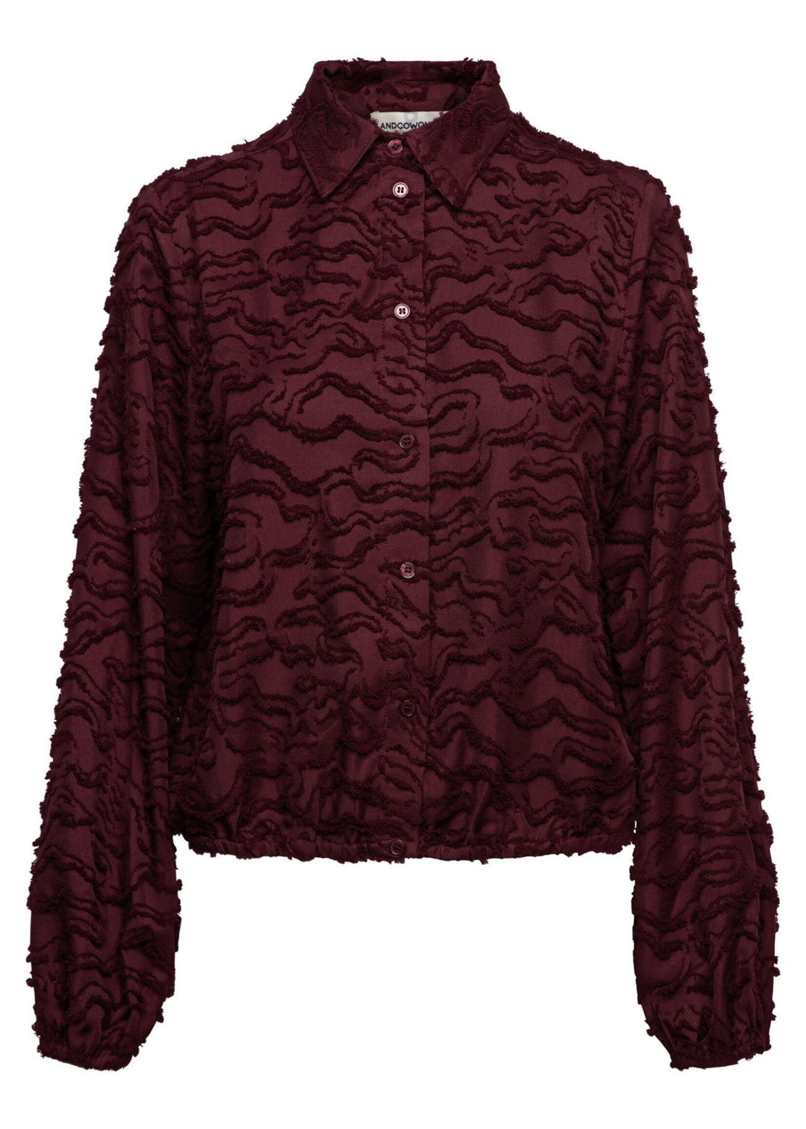 &Co Woman Blouse Wendelien - Burgundy