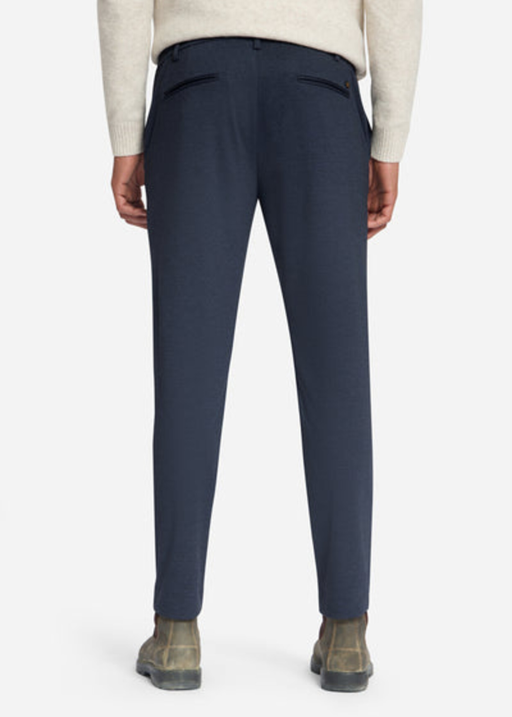 No Excess Broek Jersey Melange Regular - Dark Night