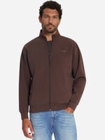No Excess Sweater Full Zip - Dark Brown