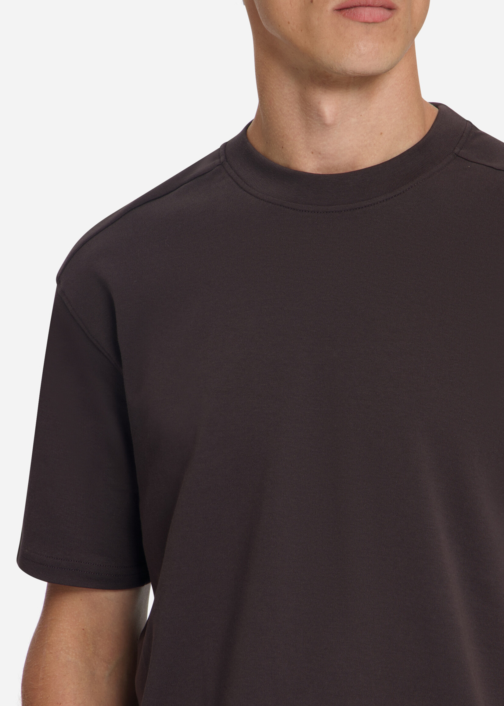 No Excess T-shirt Heavy Solid - Dark Brown