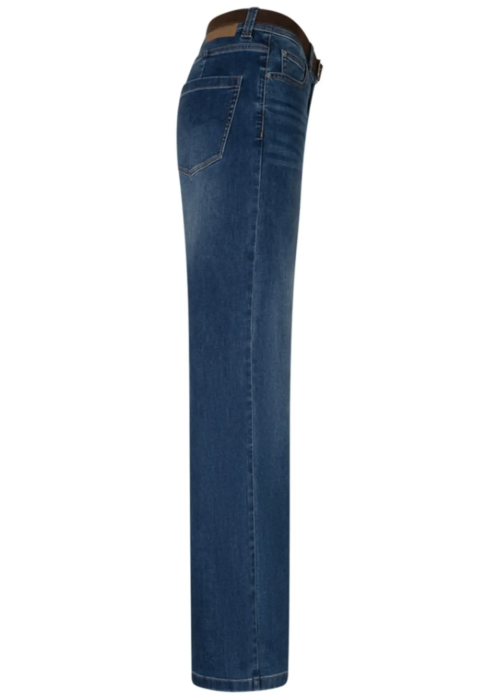 Red Button Broek Colette & Belt -  Dark Stone