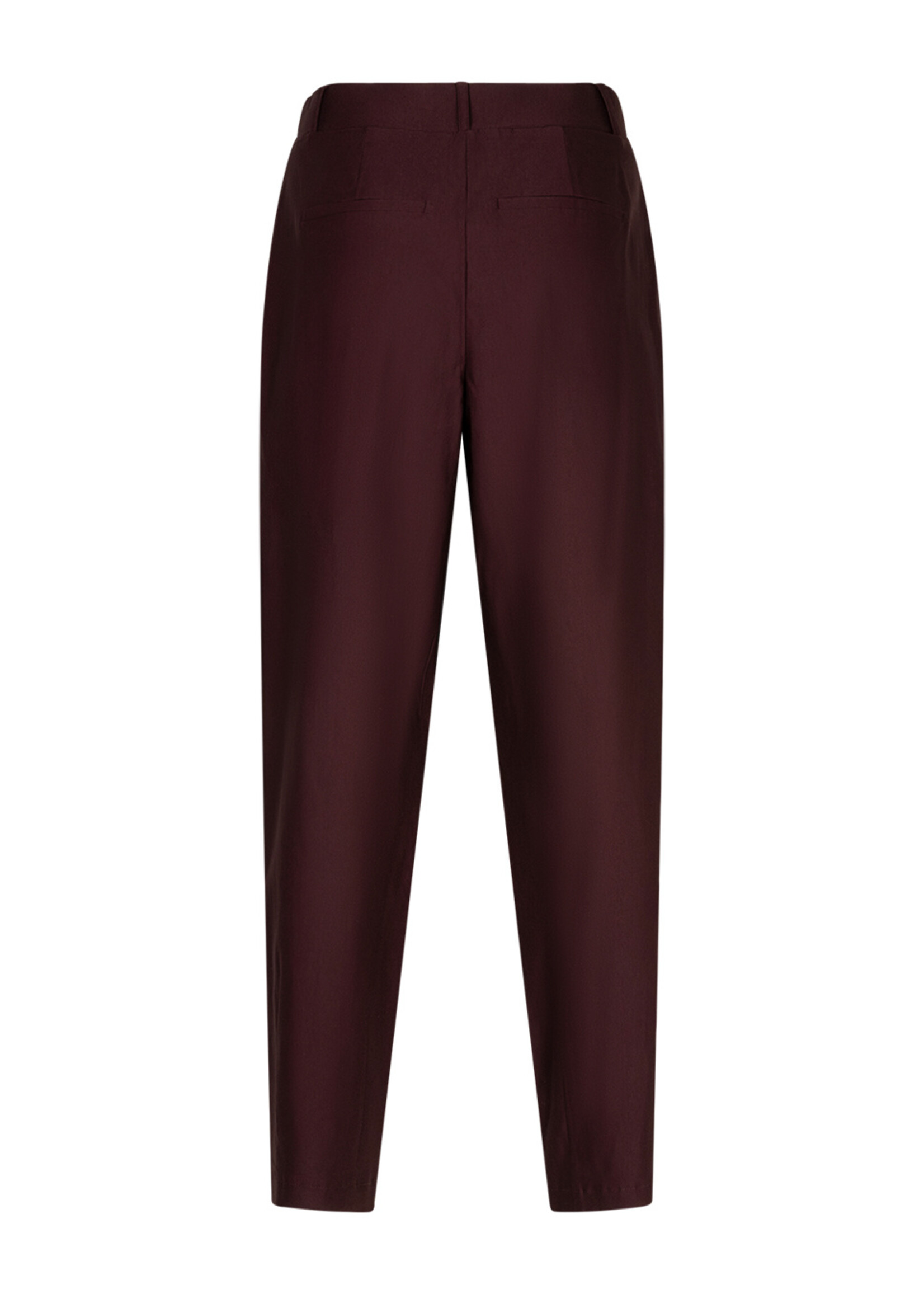 Red Button Broek Becky Bengaline - Burgundy