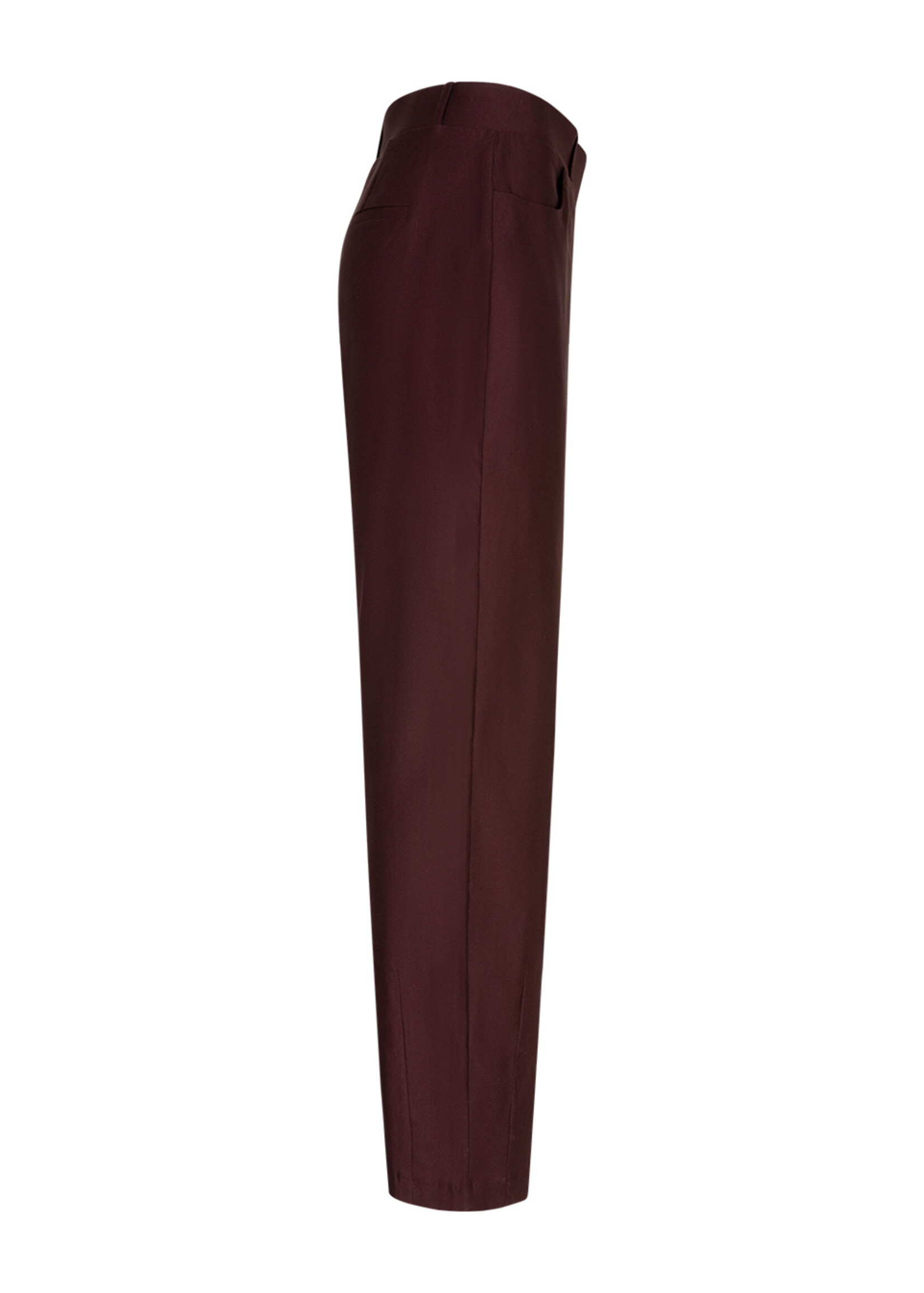Red Button Broek Becky Bengaline - Burgundy
