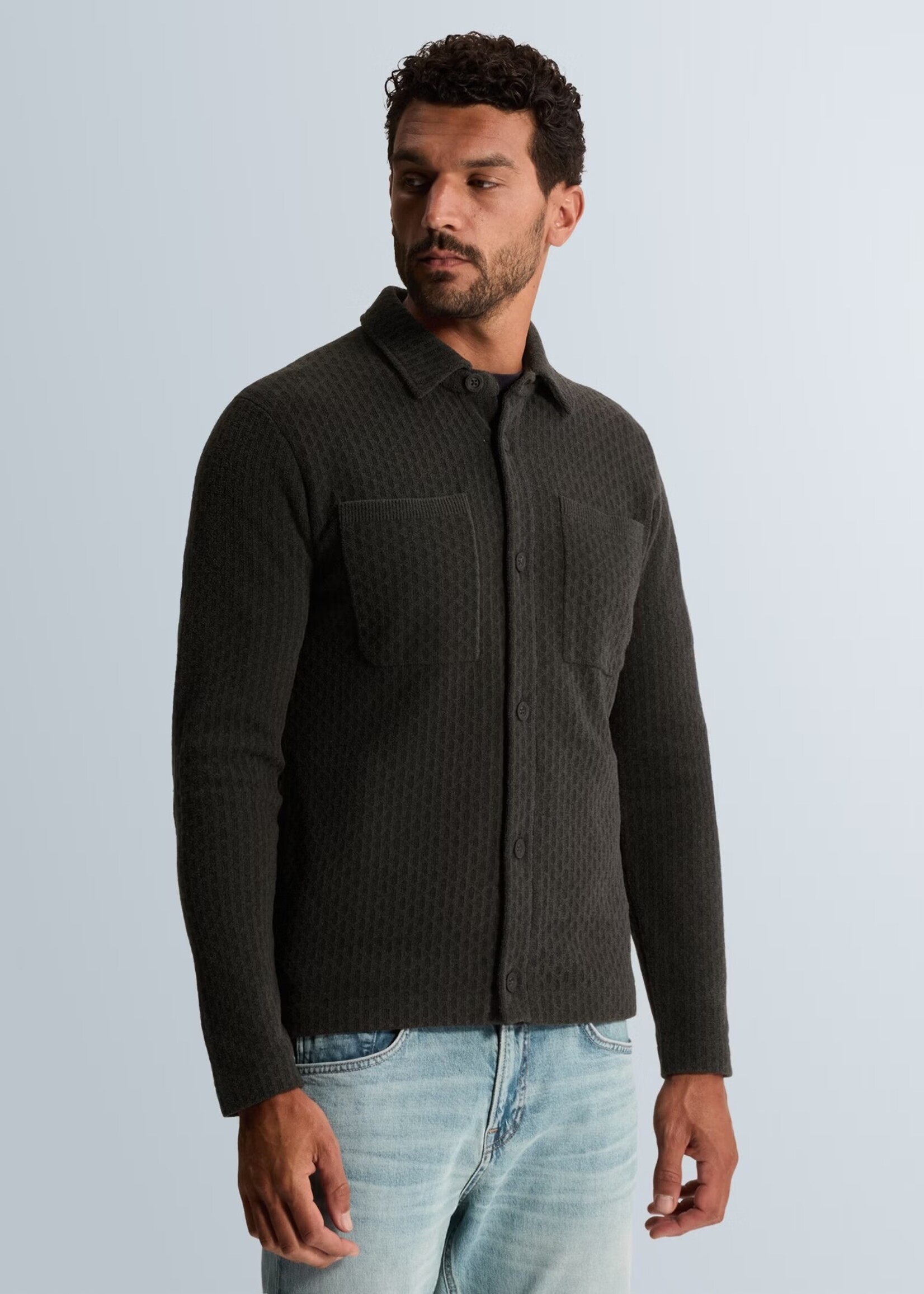 Cast Iron Jacket Slim Soft Blend Button - Clever Crows