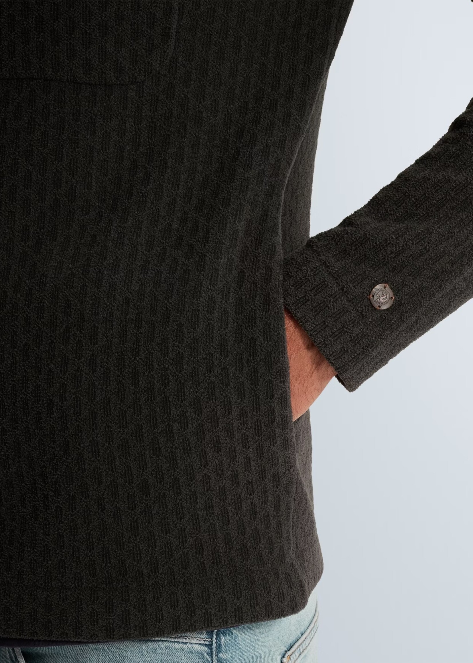 Cast Iron Jacket Slim Soft Blend Button - Clever Crows