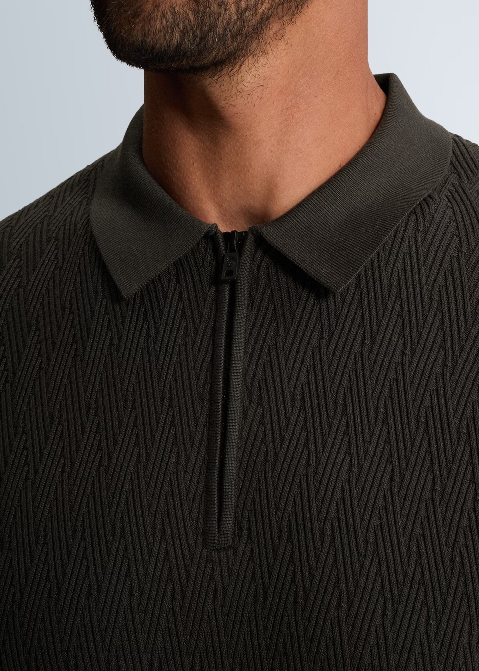 Cast Iron Half Zip Collar Cotton Modal - Clever Crows