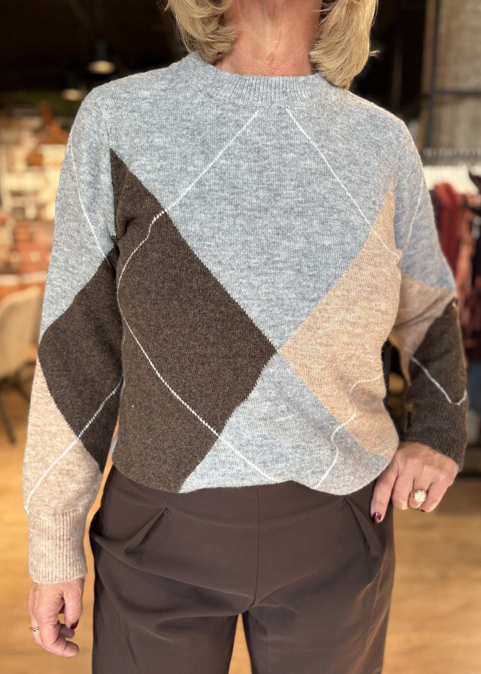 ZEZE Pullover Hanne - Grey Melange