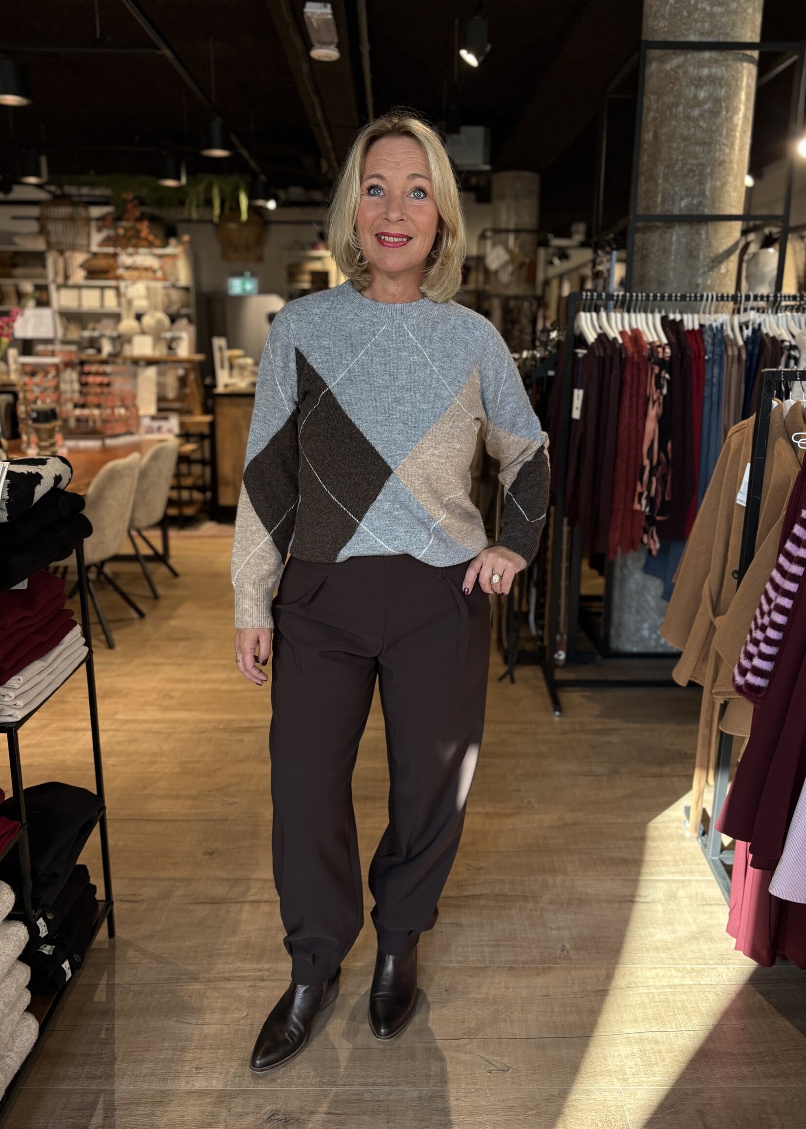 ZEZE Pullover Hanne - Grey Melange