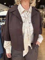 &Co Woman Jacket Carolina - Dark Chocolate