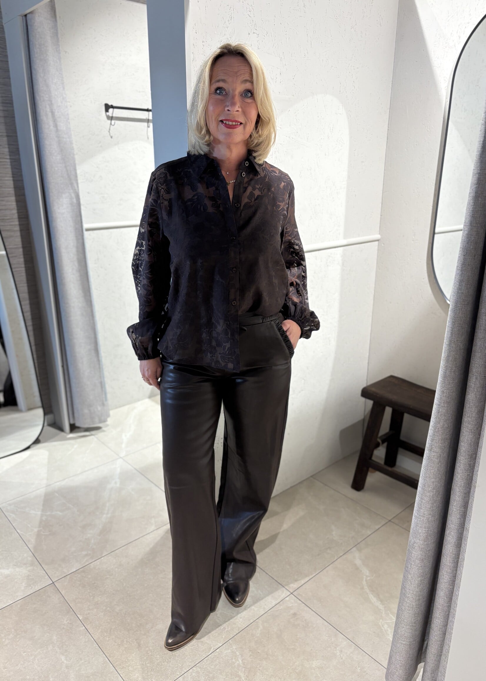 Freequent Blouse Simme - Mole