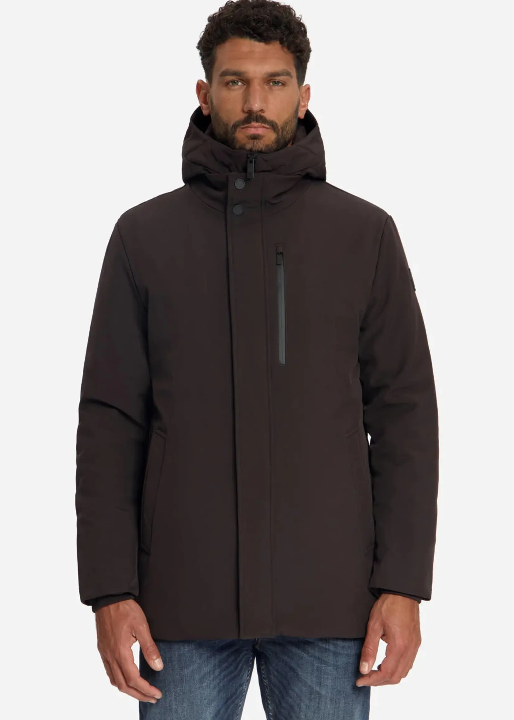 No Excess Jacket Hooded Softshell - Earth